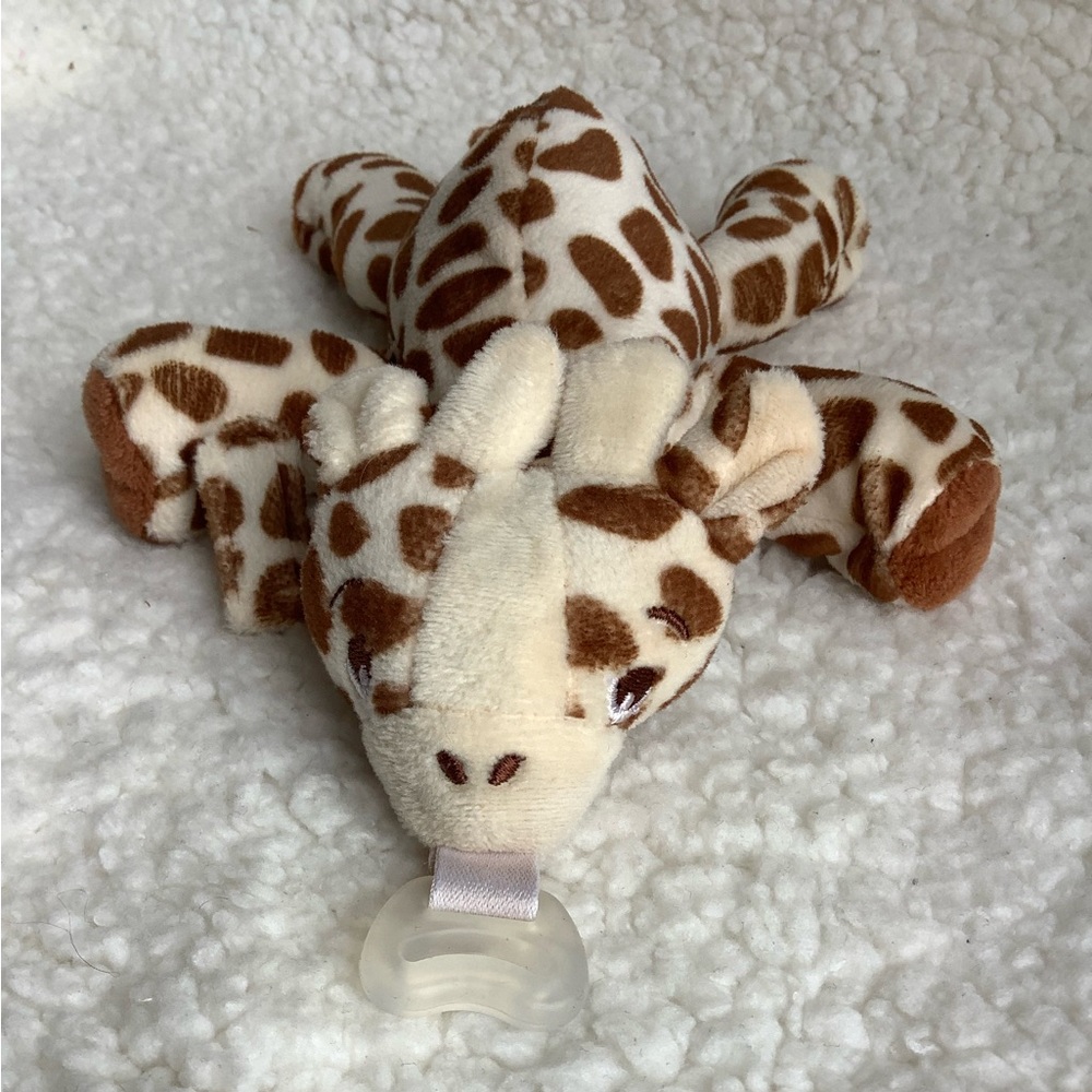Philips Avent Soothie Snuggle Soother Holder Giraffe Stuffed Animal Plush 0m+